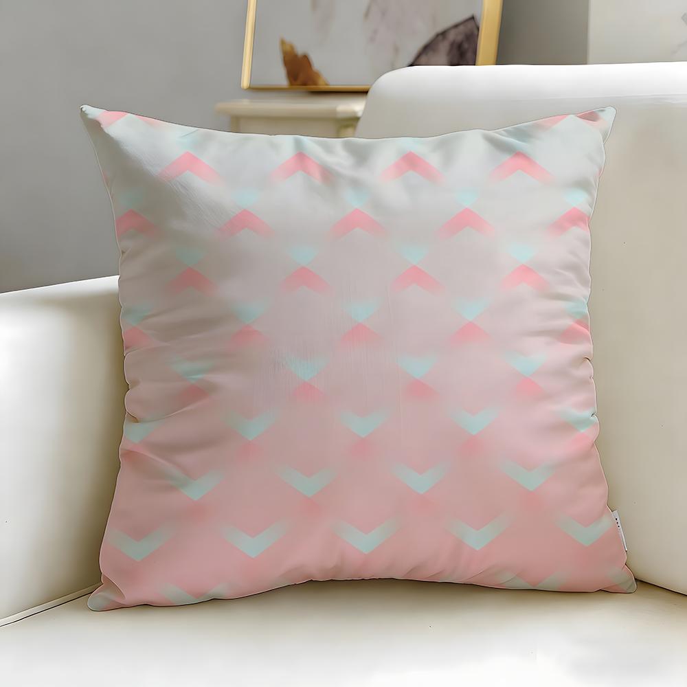 black and white Stripes Cushion Cover Soft EasyWash Pillow Case Versatile for Couch Bed Travel and Office