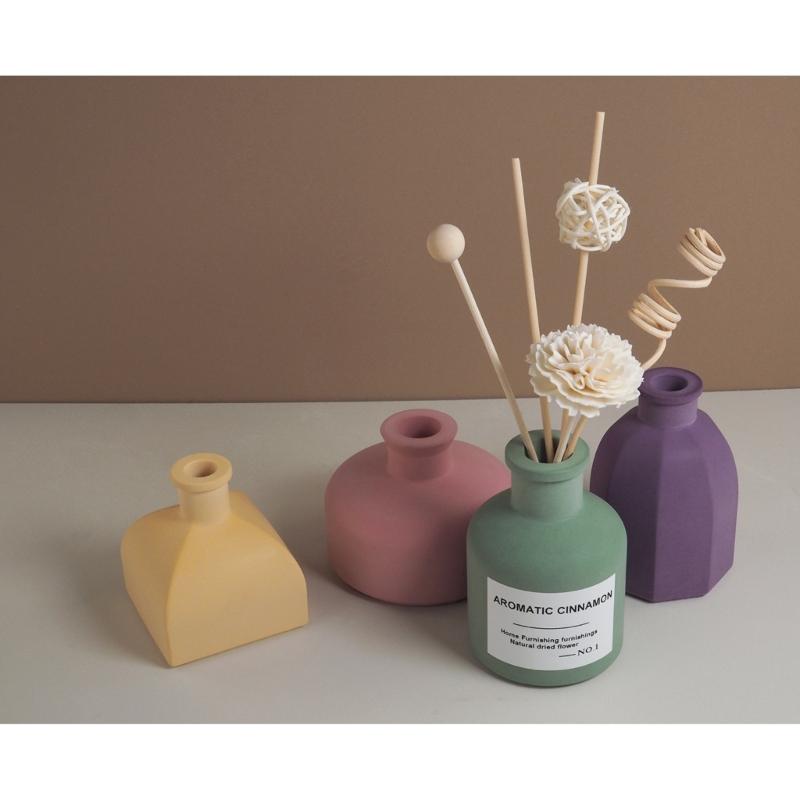 Polyhedral Flower Vase Silicone Mold for Vase Making Reusable Candle Resin Epoxy Mould Casting Molds DIY Silicone Mold