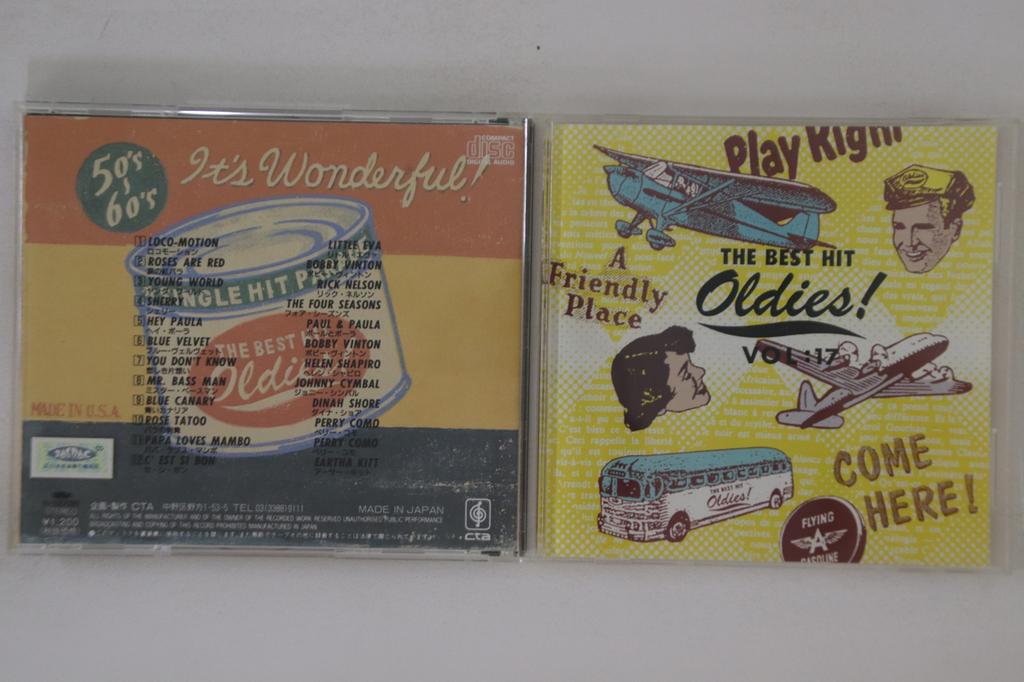 CD VARIOUS - Best Hit Oldies Vol.17 TF17 CTA Japan Rock Used