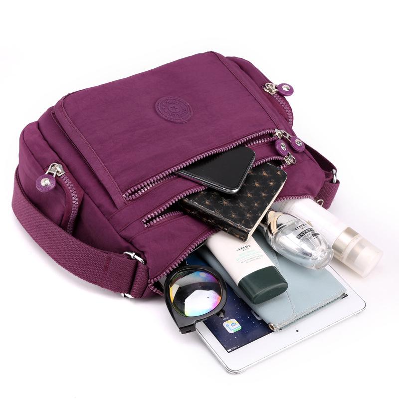 Multi-layer Women's Oxford Cloth Shoulder & Messenger Bag - Lightweight, Large Capacity Backpack & Canvas Mother Bag with Wallet