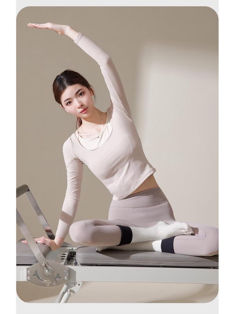 Women's Anti-Slip Five-Finger Yoga Socks for Pilates and Indoor Fitness