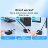 USB Computer Fingerprint Reader Fast Matching 360 Degree Touch Dongle Biometric Fingerprint Scanner Support for Windows 10 11 PC