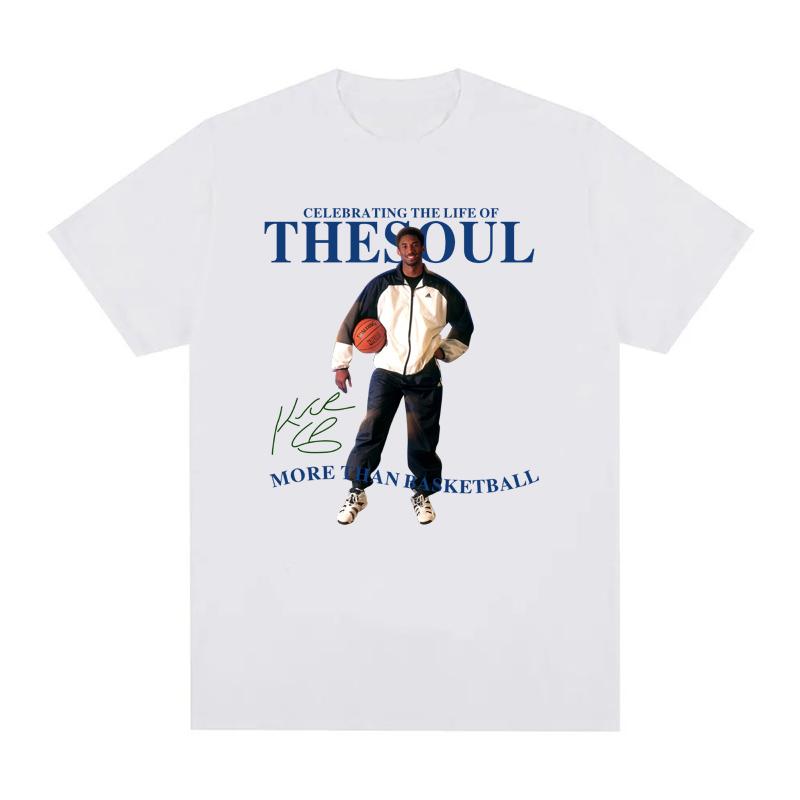 Tričko Kobe Cool Streetwear Muži Ženy Móda Hip Hop Pure Tričko Pánské Trička EU velikosti