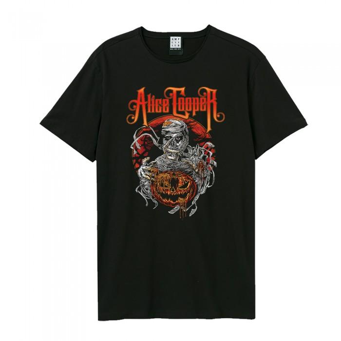 Amplified Unisex Adult Pumpkin Alice Cooper Halloween T-Shirt 3XL noir