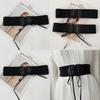Elastic Black Versatile Waist Cinch Belt For Women Perfect For Any Outfit Style