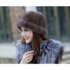Ladies Winter Imitation Mink Hat Fur Fur Fur Outdoor Fashion Cotton Hat Top Hat Jazz Hat Warm