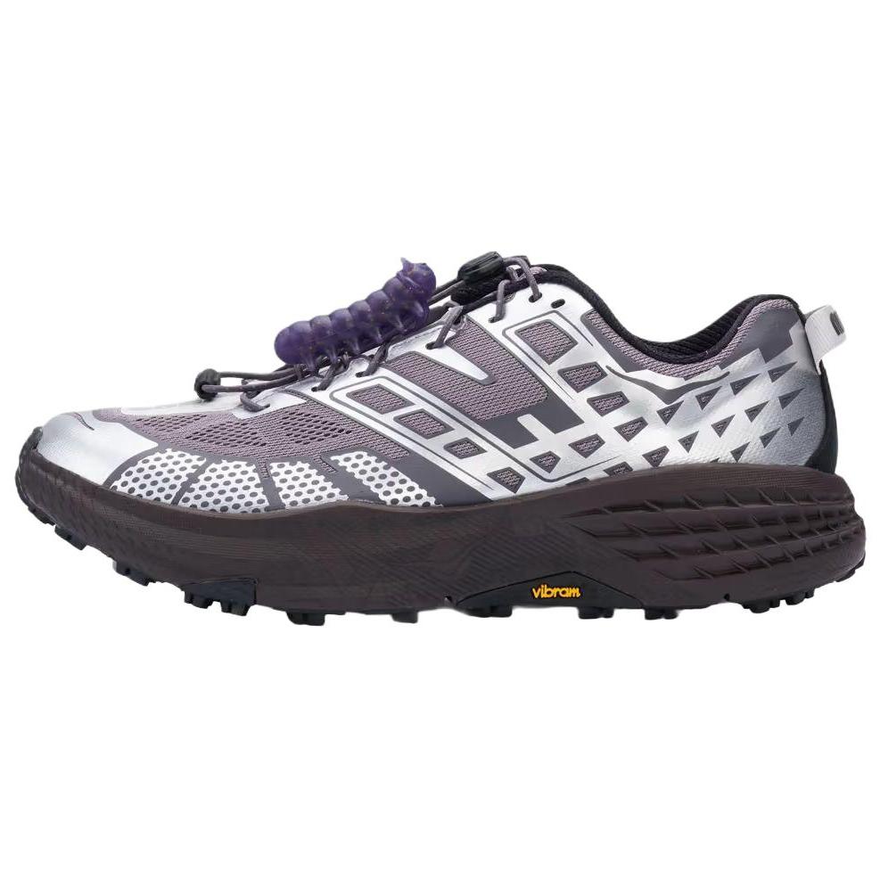 

UNNA x HOKA ONE ONE SPEEDGOAT 2 Running Shoes Unisex Silver Purple 1178290-ALX 42.5