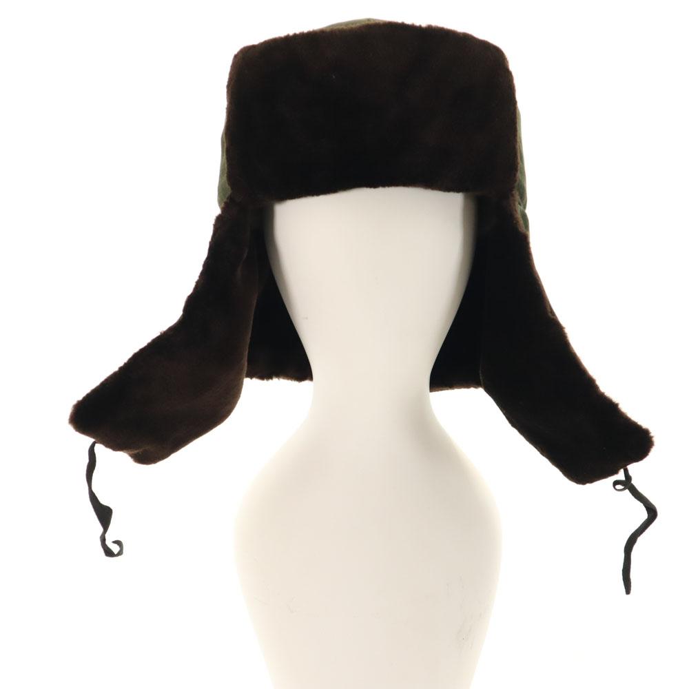 Vintage Pilot Cap Brown Bore Men's Used