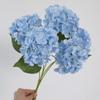 4 Heads Artificial Hydrangea Flower Realistic Faux Flowers Hydrangea Flowers Branch  Outdoor Party