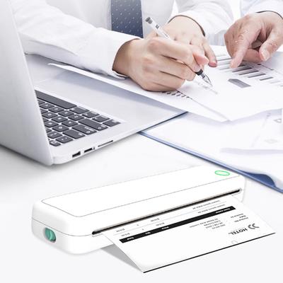 A4 Portable Thermal Printer Inkless Bluetooth-Compatible Min Portable A4 Label Maker Document Printing Maker for Smartphone & PC