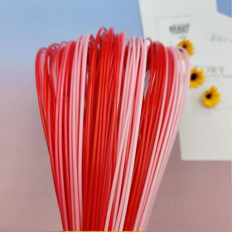 

500g Colorful PE Round Synthetic Rattan Weaving Material Plastic Knit for Furniture Repair Chair Table Basket about 90 Meter 500g