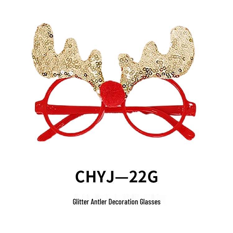 Kreative Weihnachtsbrillen - Weihnachtsmann, Schneemann, Geweih für Erwachsene & Kinder