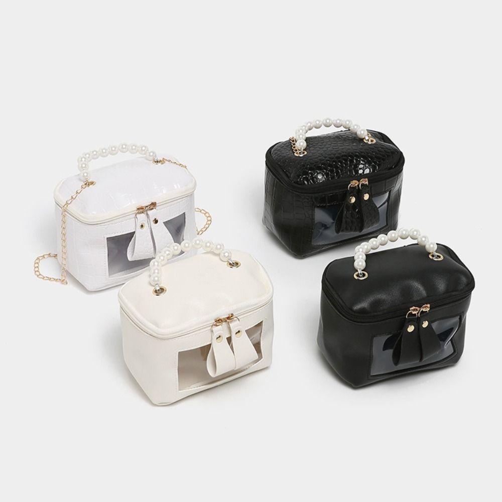 

Косметичка из ПВХ с узором из камня, в форме коробки, сумка-рюкзак, повседневная пара