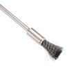 4Pcs 100mm Steel Wire Wheel Brushes 3mm Shank Polishing Brush Rotary Tool Home