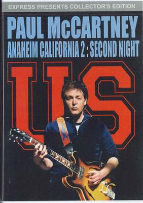 DVD PAUL MCCARTNEY - Us Tour 2005 Anaheim California 2 : 051112V12 EXPESS Unknown Music Video Used