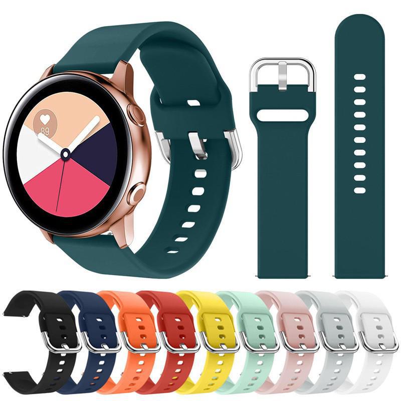Compatible Silicone Strap for Huawei GT2/GT3 & Samsung Watches, 20/22mm Quick Release, Watch5 Strap