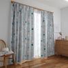 Suminoe MOOMIN Color Circle Curtain 1 100 x 178 Drape, Panel, cm, B, 323-75158