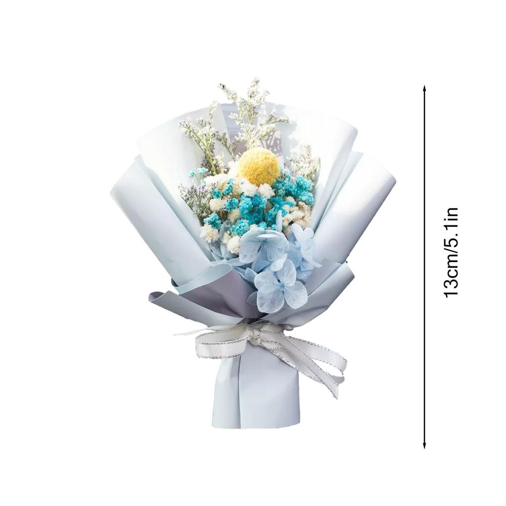Mini Dried Flower Bouquet for Car, Flower Bouquet Car Air Vent Clip | Dried