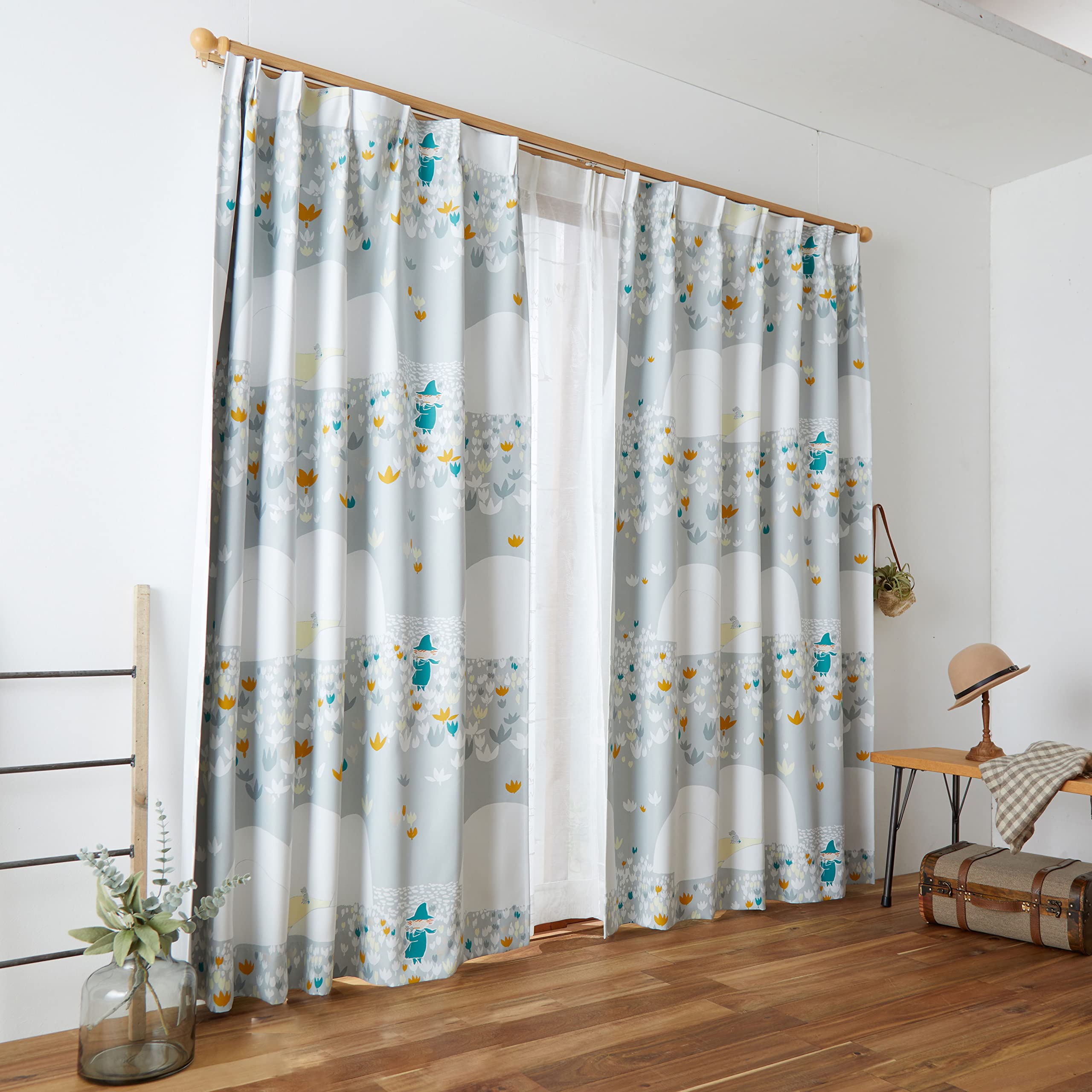 

Штора Сумино МУМИН Мягкая мелодия 1 шт 100 x 178 см B 323-75115 синий