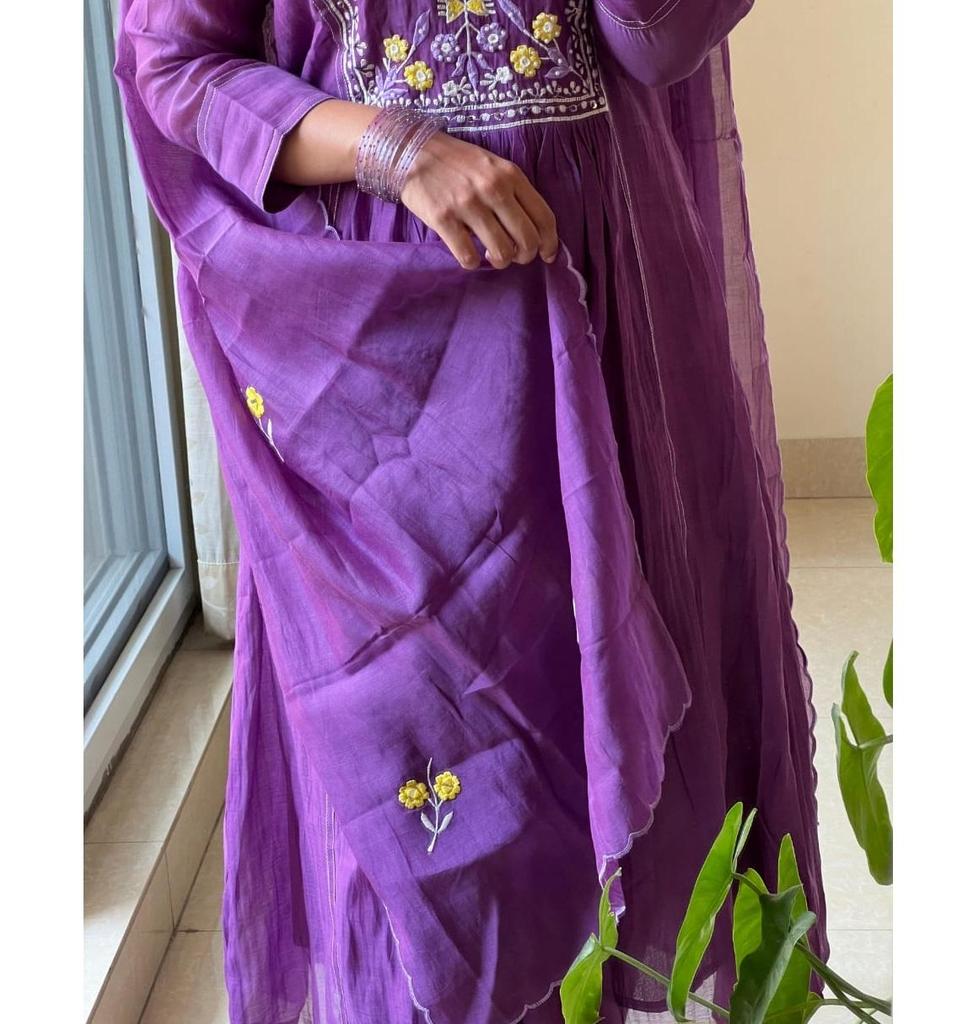 Wunderschönes Designer Party Wear Kurti Hose Dupatta Set Indische Frauen Bollywood Salwar Anzug