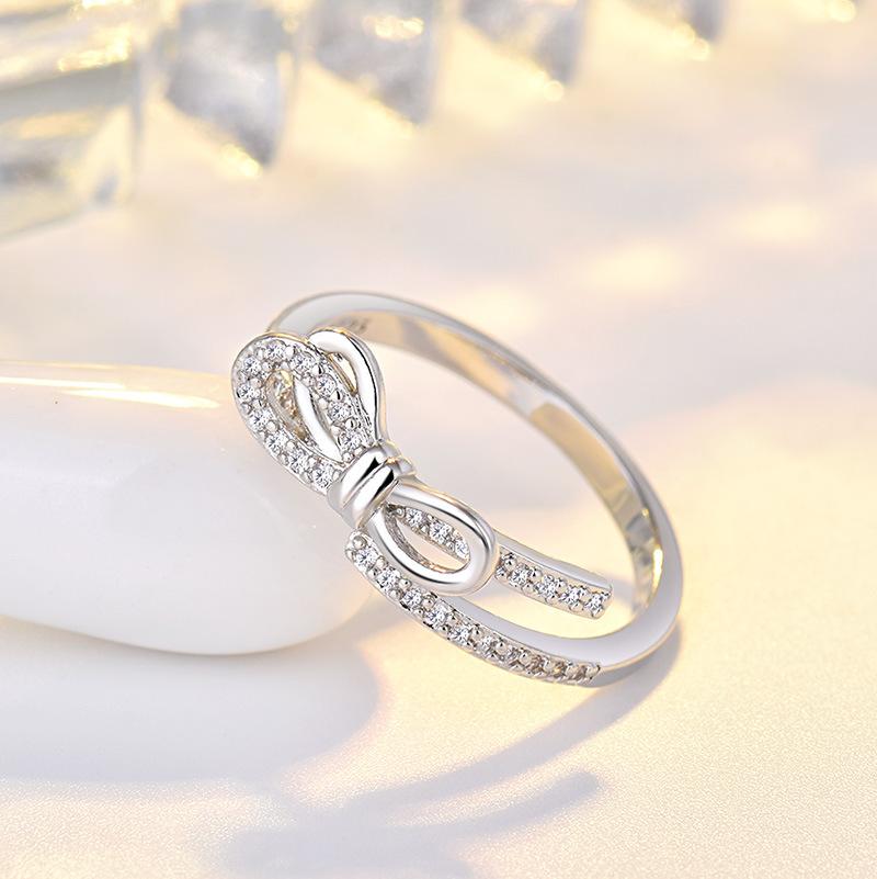 925 Silver Ring Sparkle Zircon Luxury High Quality For Women Rings Wedding Fine Jewelry Accessories Party Gift