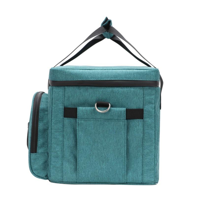 Large Capacity Insulated Lunch Bag Oxford Fabric Picnic Cooler Tote Outdoor Travel 20-35L Portable Foldable Thermal