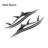 2pcs/set Fish Stripes Style Car Decals for Vehicle Car Boat RV Campervan Caravan Motorhome Window Decorate Waterproof Vinyl