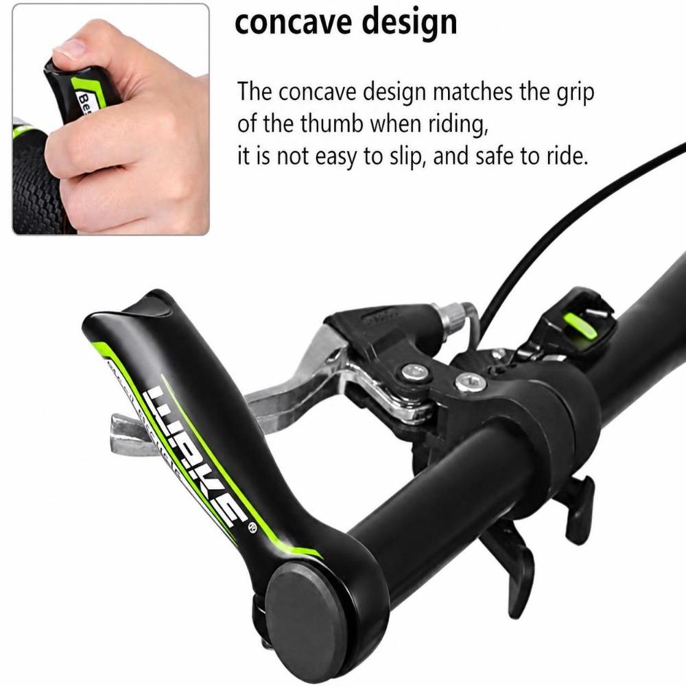 1 Pair Lightweight Bike Bar Ends 22.2mm Clamp Diameter Bike Grip Ends Bike Upgrade