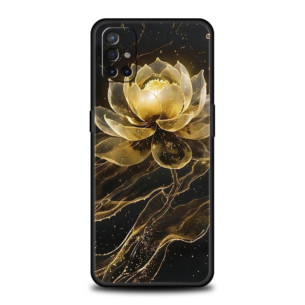 Lotus Pattern Phone Case For OnePlus 15 13 12 11 10 9 8 13T 10T 7T Pro 13R 12R 9RT 8T Nord 4 N200 2T CE 2 3 5G Lite Cover