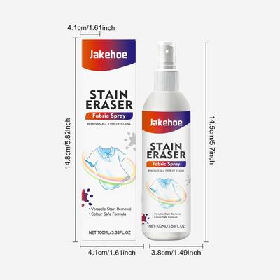 Fabric Cleaning Spray Gently Cleans and Leaves a Lingering Fragrance To Care for Oil Stains On Clothes Break Down Grease