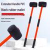 Heavy-Duty PVC Leather Grip Octagonal Rubber Hammer for Demolition
