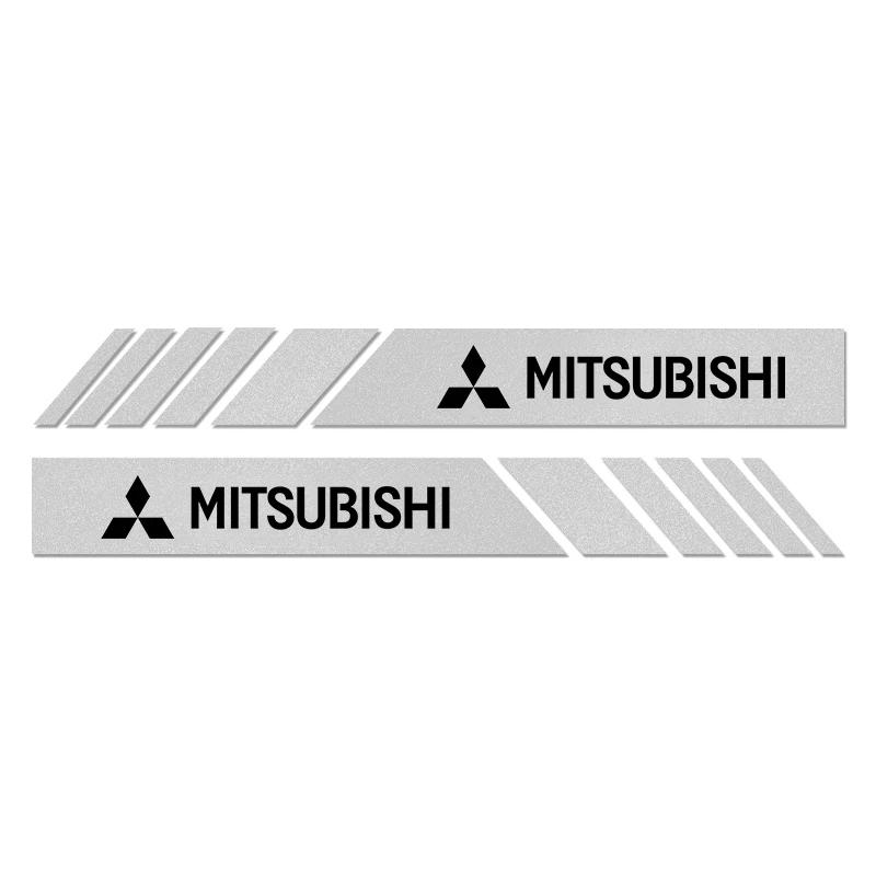 Car Rearview Mirror Side Decal Stripe Sticker Vehicle Body Accessories For Mitsubishi Lancer Asx Outlander Pajero Galant