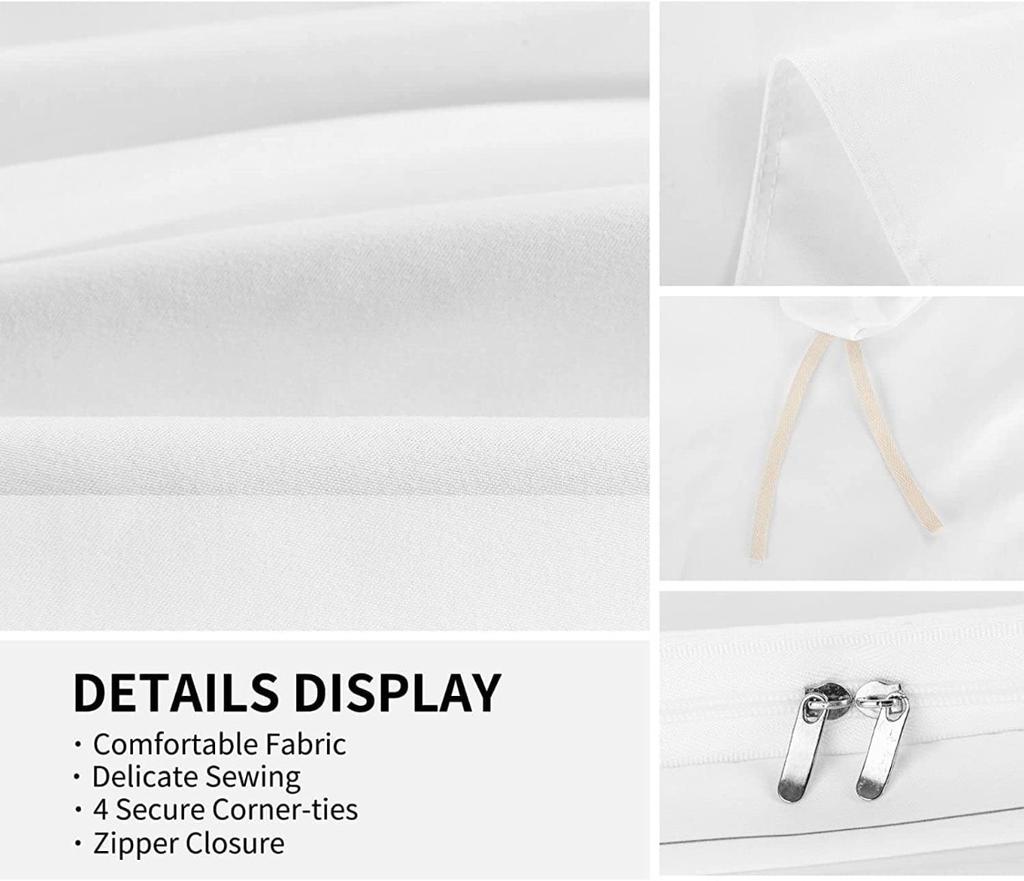 Ente Niedlich Bettbezug Flauschig Hypoallergen Bettwäscheset 3-teilig Teenager Jungen Mädchen Mikrofaser Bettset Zimmerdekoration Bettbezug