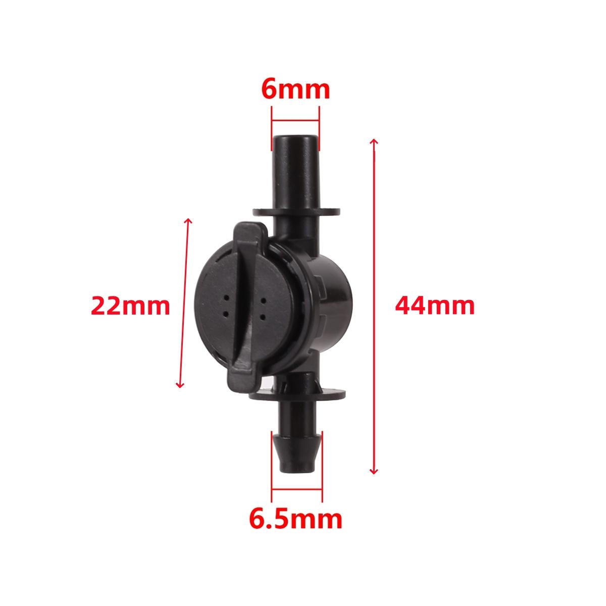 

6mm 7.5mm Plug-in 4/7mm Hose Barbed Spherical Anti-Drip Device Garden Micro-Irrigation Nozzle Connector Prevent Leak Valve 10Pcs чёрный