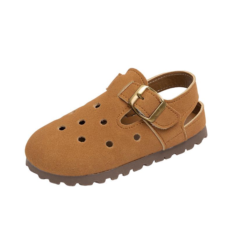 Children's 2025 Spring/Summer Crocs: Soft-Soled Sandals for Boys and Girls, Baby and Toddler Walking Shoes.
