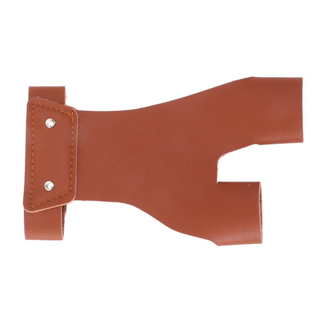 Archery Hand Guard Protector Artificial Leather Comfortable   2 Finger Archery Protective Glove for Archers