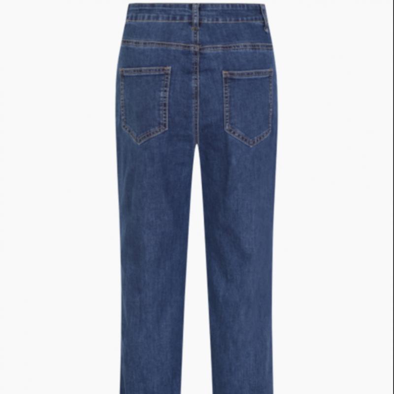  Benetton  Incisional Roll Up Straight Denim Pants Badp15341