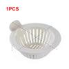 Kitchen Sink Drain Hole Filter Trap Sink Strainer ABS Bath Sink Drain Basket Tool Sink Strainer Filter