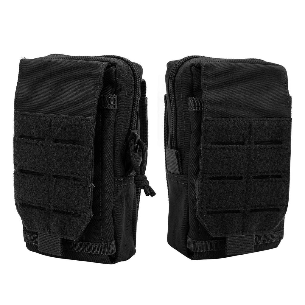 Molle Mobile Phone Belt Pouch Multipurpose Utility Waist Bag Men's Double Layer Waist Pack for
