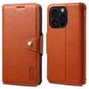 DENIOR For iPhone 16 Pro Max Case Wallet Cowhide Texture Leather Phone Cover