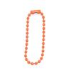 2.4mm Colorful Bead Chain for DIY Jewelry – Painted Iron Wave Chain with Buckle Pendant Connector