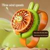 Kids' Cartoon USB Rechargeable Handheld Mini Fan - Cute, Portable Gift for Students