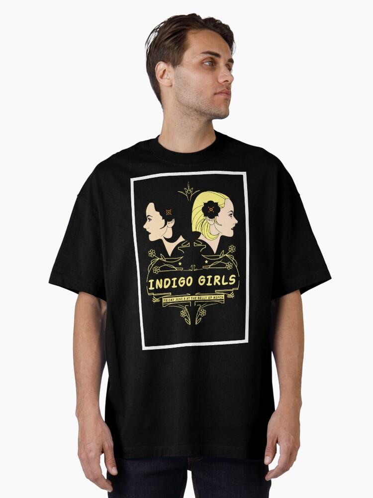Indigo Girls Cartoon Style - Indigo Girls Oversized T-Shirt