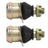 14mm Bolt Tie Rod Ends Ball Joints with Rubber Bushings Steel Alloy for 150cc 250cc Quad Dirt Bike