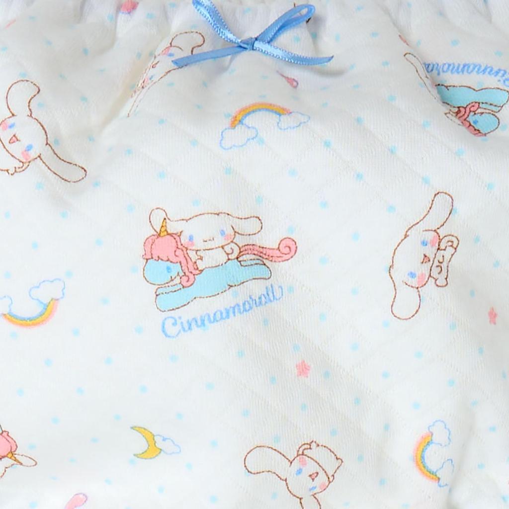 Sanrio Quilted Shorts of with Name Label Product Number 215155 Kids' (Set 2), Cinnamoroll, 130cm, Inside,
