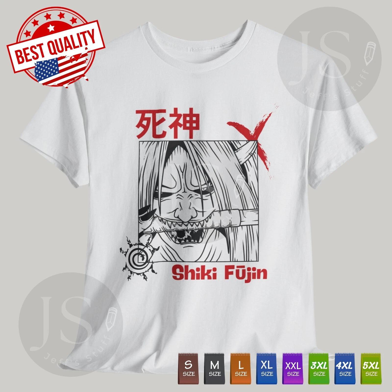 

Shiki Fūjin Shinigami T Shirt Japanese 90s Anime Manga God of Death Cosplay Tee XL