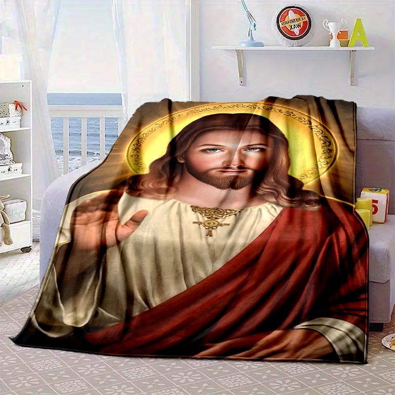 Sacred Heart Of Jesus Blanket Flannel Blanket Throw Blanket Sofa Cover Blanket Soft Premium Blanket Picnic Blanket Tv Blanket Gifts