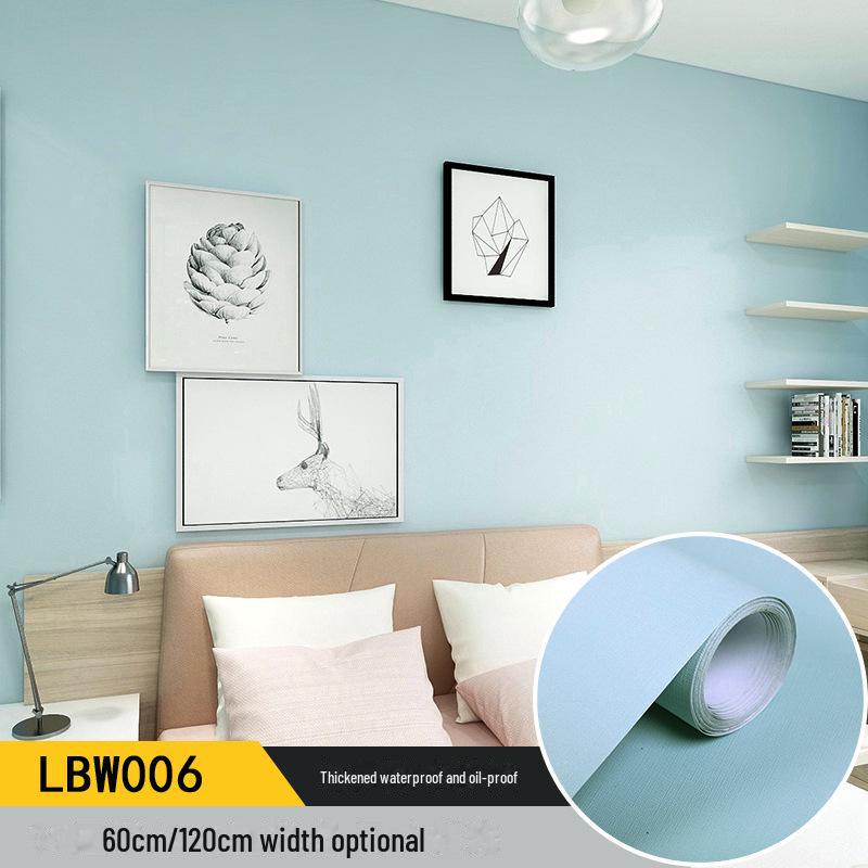 Self-Adhesive Solid Color PVC Wallpaper for Bedroom and Home Décor