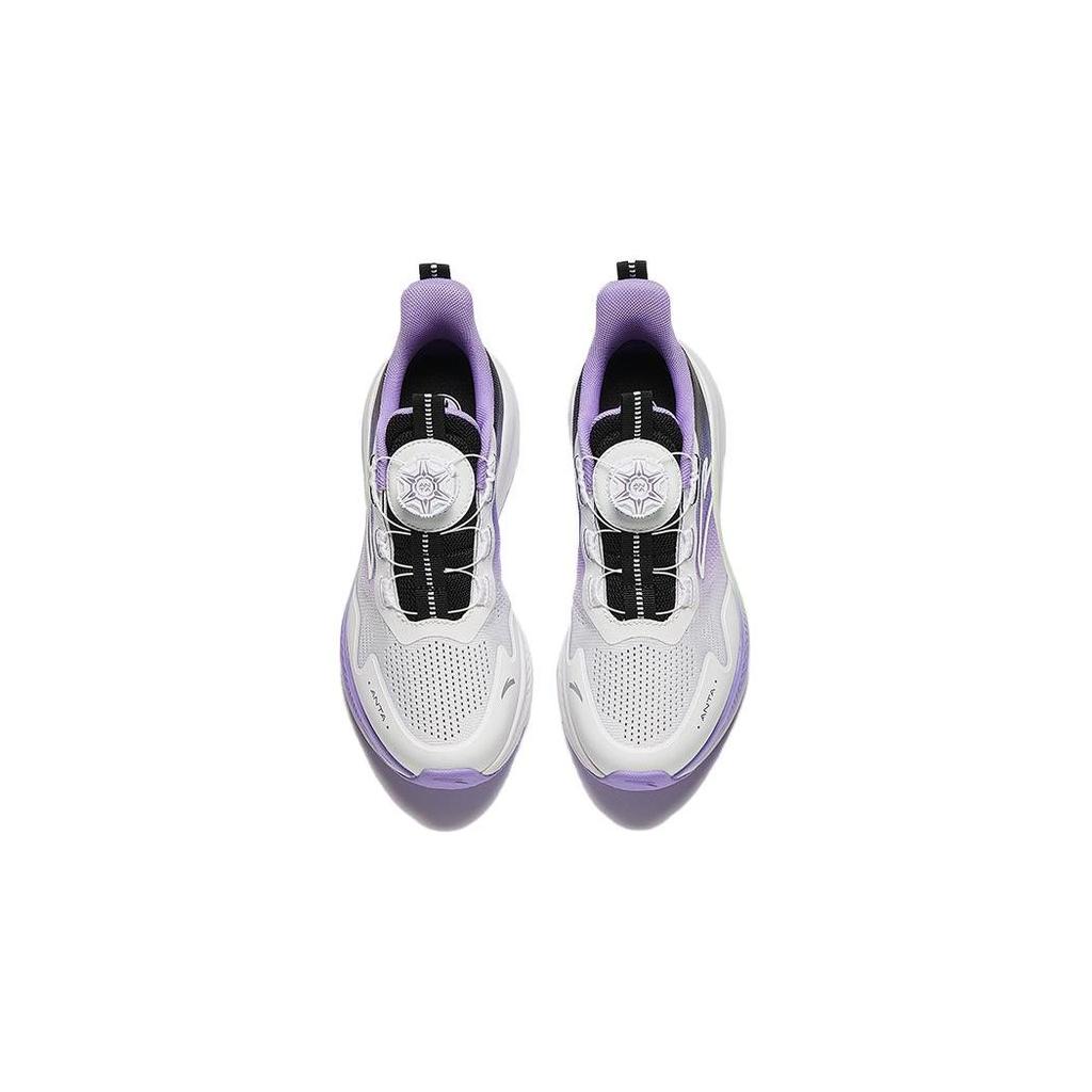 Anta Kids Hailang Lite Comfortable Simple Shock Absorption Wear-Resistant Breathable Low-Top Running Shoes Kids Running Shoes 322425509-3