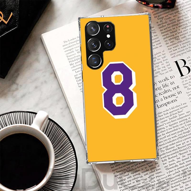 

Basketball 23 24 Number Cover For Samsung Galaxy S23 S22 S24 S25 Ultra Phone Case S21 Plus S20 FE S10 + S25Ultra Print Fundas S2 Samsung S23 Plus